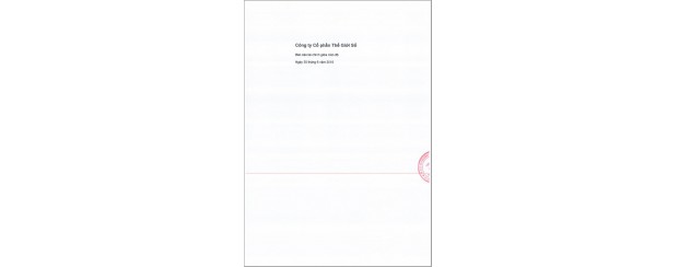 Báo cáo tài chính xoát sét Quý II/2015