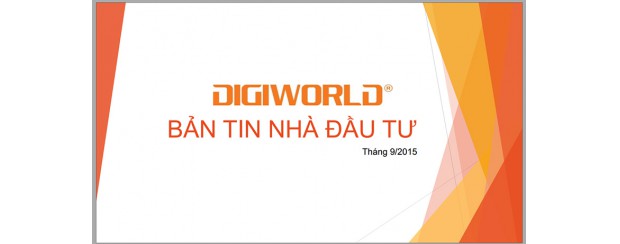 Bản tin Digiworld tháng 9/2015